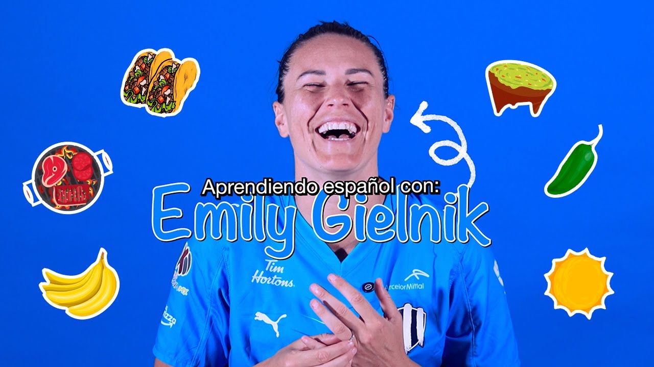 Emily nos platica un poco sobre ella y además aprendemos junto con ella palabras populares.