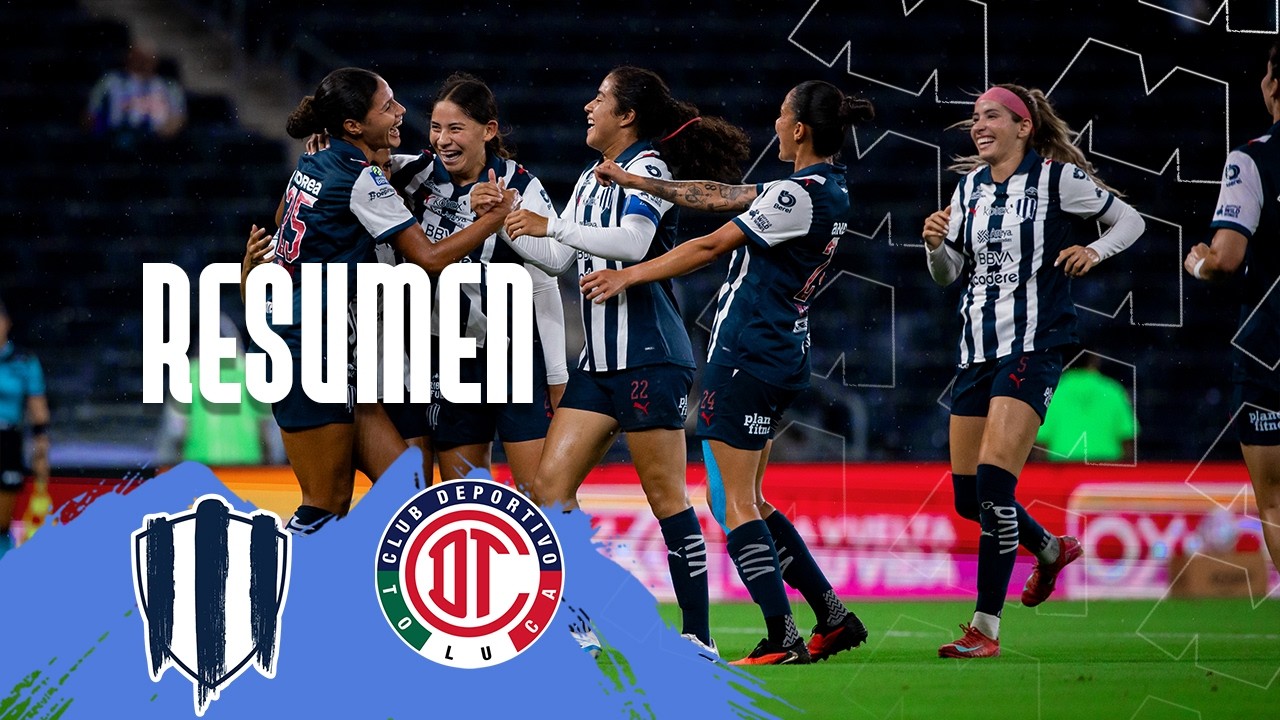Las Rayadas se llevan el Triunfo en la Jornada 6 con una Goleada de 5 - 1 frente a Toluca.