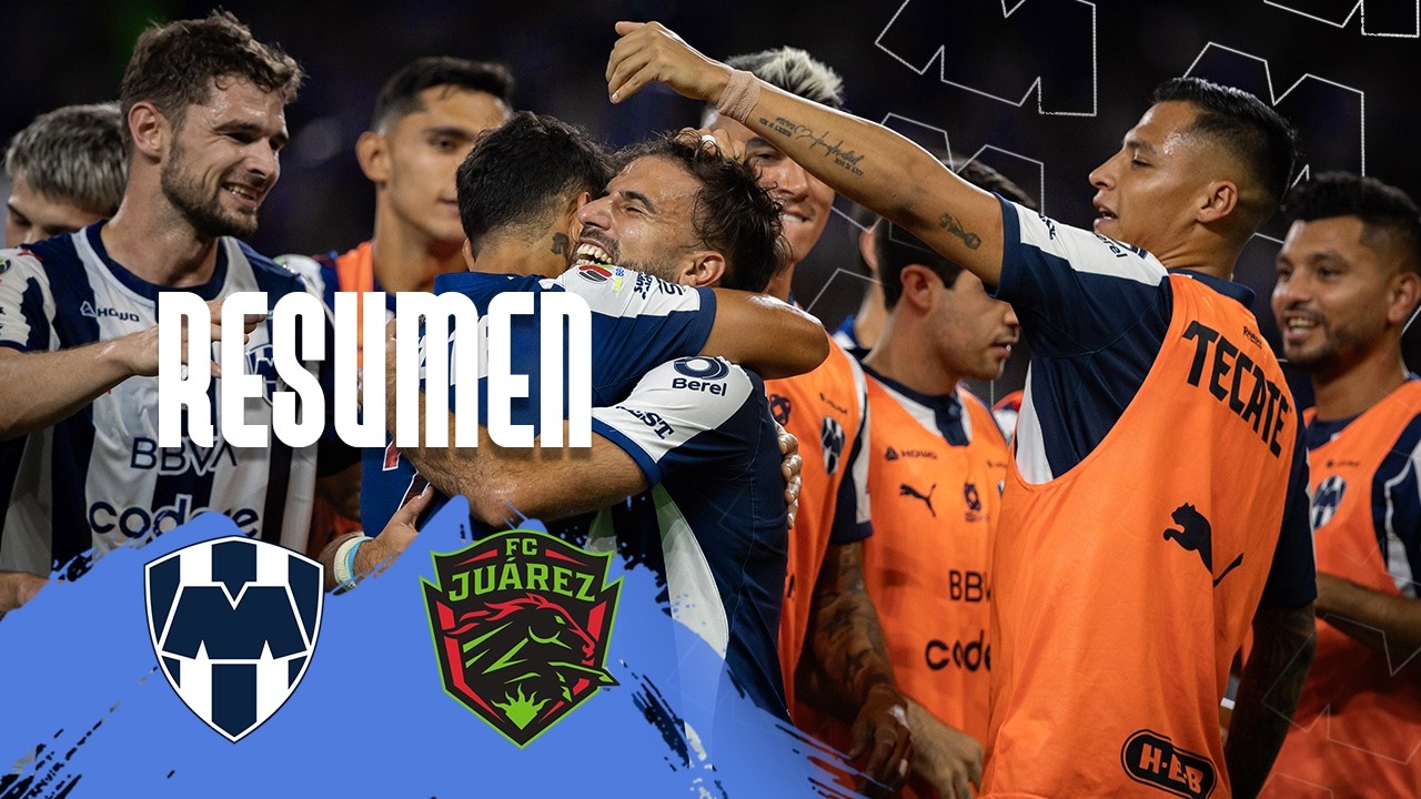 Partidazo de los Rayados donde Golearon 6 - 1 a Juárez en la Jornada 4