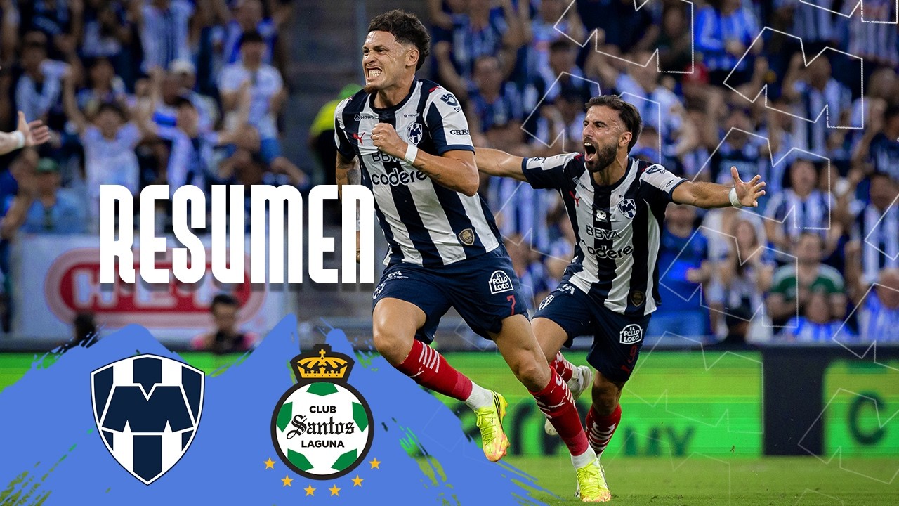 Inicia el Torneo para el Monterrey con un triunfo sobre Santos, con un doblete de Lucas Ocampos y un golazo del 